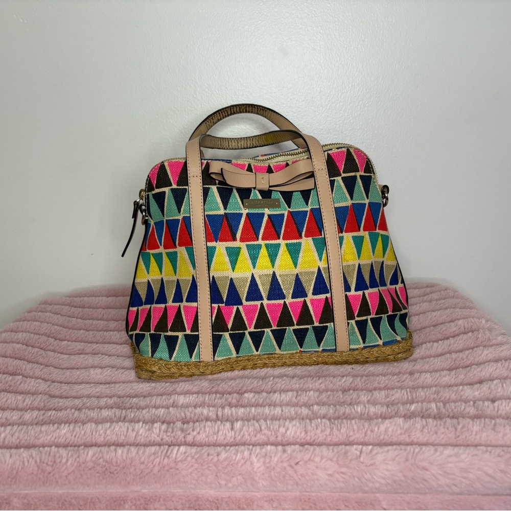 Kate Spade Colorful Geometric Pattern purse